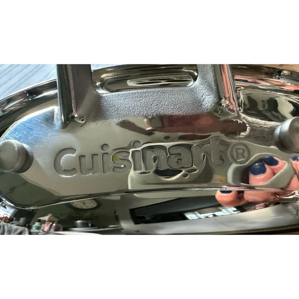 Cuisinart 8‎ Inch Cooking Pan Classic Stainless Steel Skillet Kitchen New